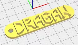 Keychain with name