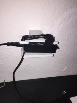 laptop cable holder with wall mount
