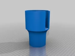 Large mug to cup adapter for car cupholders