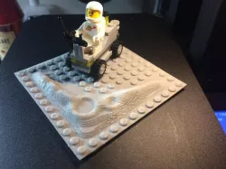 LEGO Crater Base Plate (mini version 12x12)