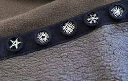 Mandala Button (one dozen, 5/8")