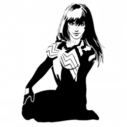 Mary Jane Venom stencil