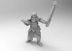 Ministorum Priest Proxy Warrior Priest with Chainsword