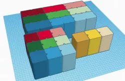 Modular Desktop Organizer Building Blocks