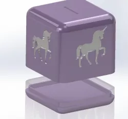 Money Box / Savings Box / Fairy + Unicorn