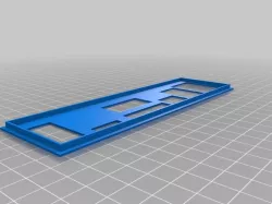 Motherboard Backplate (Customizable) and ASUS M3A78-CM backplate