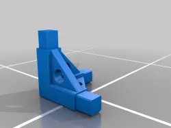 printer enclosure corner braces