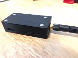 Raspberry Pi Zero W Case and External Antenna (with room for prototyping and battery)