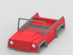 RC Jeep Design (Under progress not yet completed )