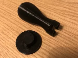 Reusable stamp handle
