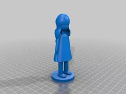 simetric doll figurine for mold PacoDIYer