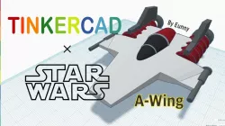 Simple A wing with Tinkercad