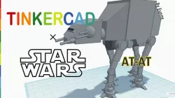 Simple AT-AT with Tinkercad