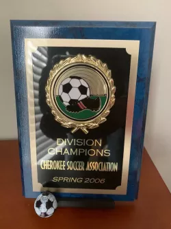 Soccer Plaque Holder