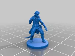 Tiefling Monk Miniature