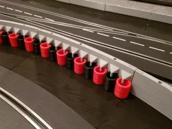 Tire stack for slotcar track