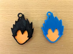 Vegeta Keychain (Fitted, Three Pieces)