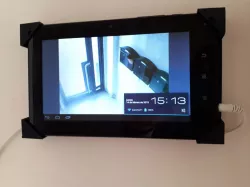Wall tablet mount