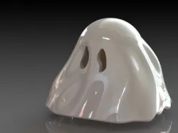 3D printed halloween ghost