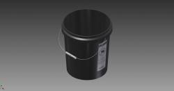 STL file Miniature 5 Gallon Bucket 🪣・3D print design to download