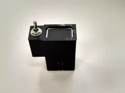 9V Battery holder with toggle switch mount