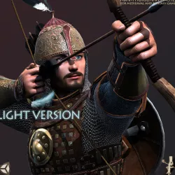 Adam Archer Light Version Low-poly  3D model