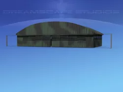 Aircraft Hangar 2 3D model