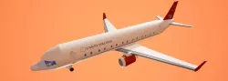 Aircraft Model in FBX format Low-poly  3D model