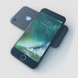 Apple iPhone 7 Low-poly  3D model