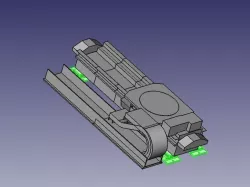 base for walking Kuka Robots 7th DOF of robot KR30 Krc2 Low-poly  3D model