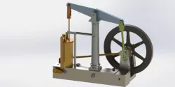 Beam Type Steam Engine