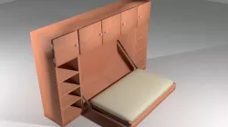 Bed - Murphy Bed 3D model