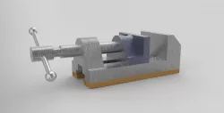 Bench vice assembly
