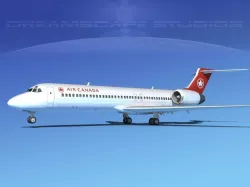 Boeing 717-200 Air Canada 1 3D model