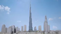 Burj Khalifa Dubai Downtown 3D model