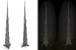 Burj Khalifa Low-poly  3D model
