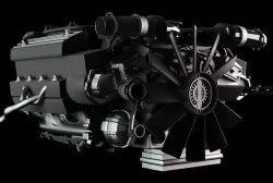 Car Engine 3D model