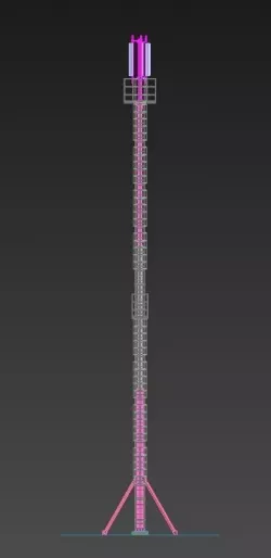 Cell tower 30m 3D model