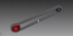 chain transmission 3D model