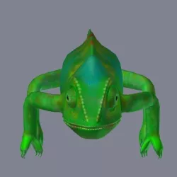 chameleon chameleon animal 3d model blender main 3D model