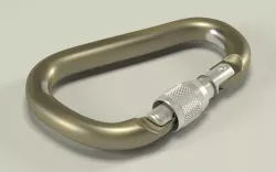 Climbing carabiner 3D model