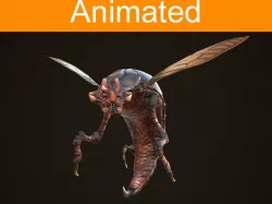 Creature Insect Low-poly  3D model