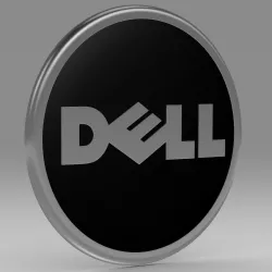 Dell 3d  logo company  3D model