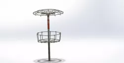Disk Golf Basket (no chain)