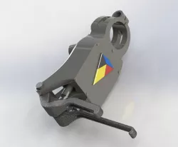 Double lever Hydraulic bicycle discbrake