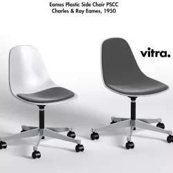 Eames Plastic Side Chair PSCC 3D model
