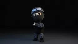 Elite Force Low-poly  3D model