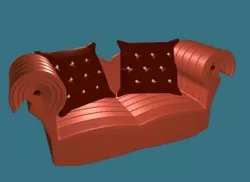 Fabric Sofa  3D model
