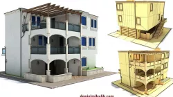 Family House Los Angeles 3D model