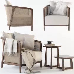 Flexform Tosca and Jiff 3D model